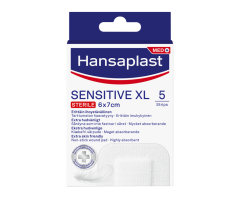 HANSAPLAST SENSITIVE XL 6 X 7CM 5 KPL